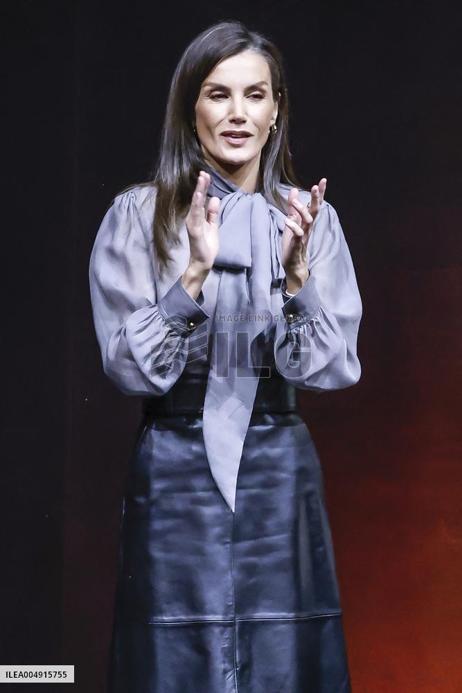 Queen Letizia At CEOE Foundation 40th Anniverssary - Madrid