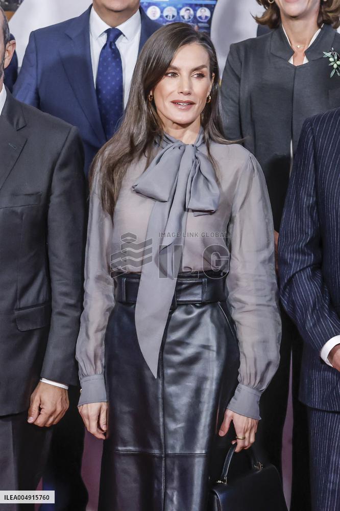 Queen Letizia At CEOE Foundation 40th Anniverssary - Madrid