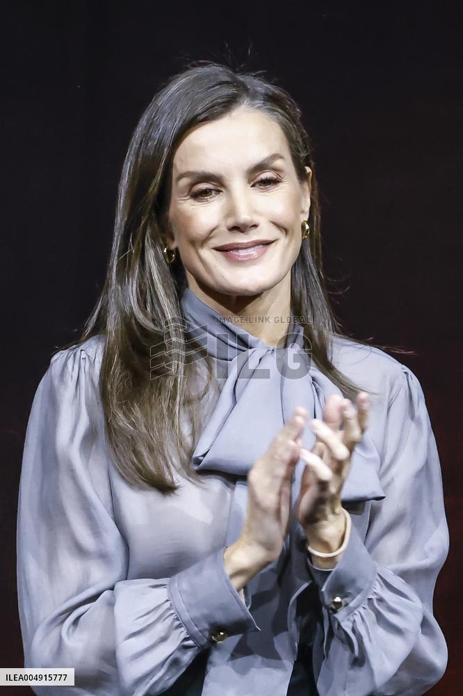 Queen Letizia At CEOE Foundation 40th Anniverssary - Madrid