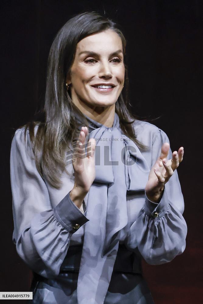 Queen Letizia At CEOE Foundation 40th Anniverssary - Madrid