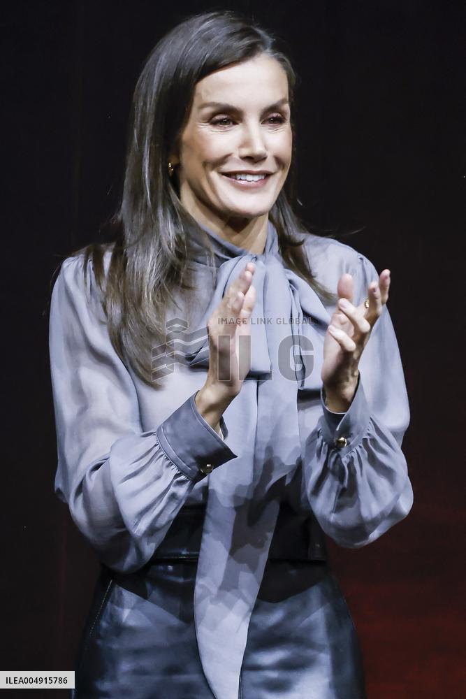 Queen Letizia At CEOE Foundation 40th Anniverssary - Madrid