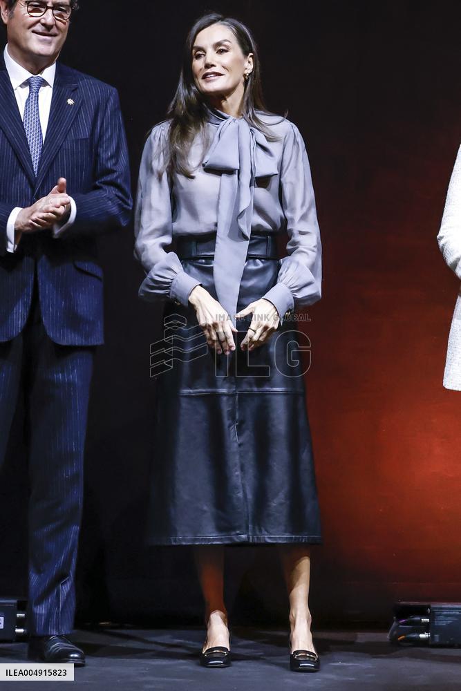 Queen Letizia At CEOE Foundation 40th Anniverssary - Madrid