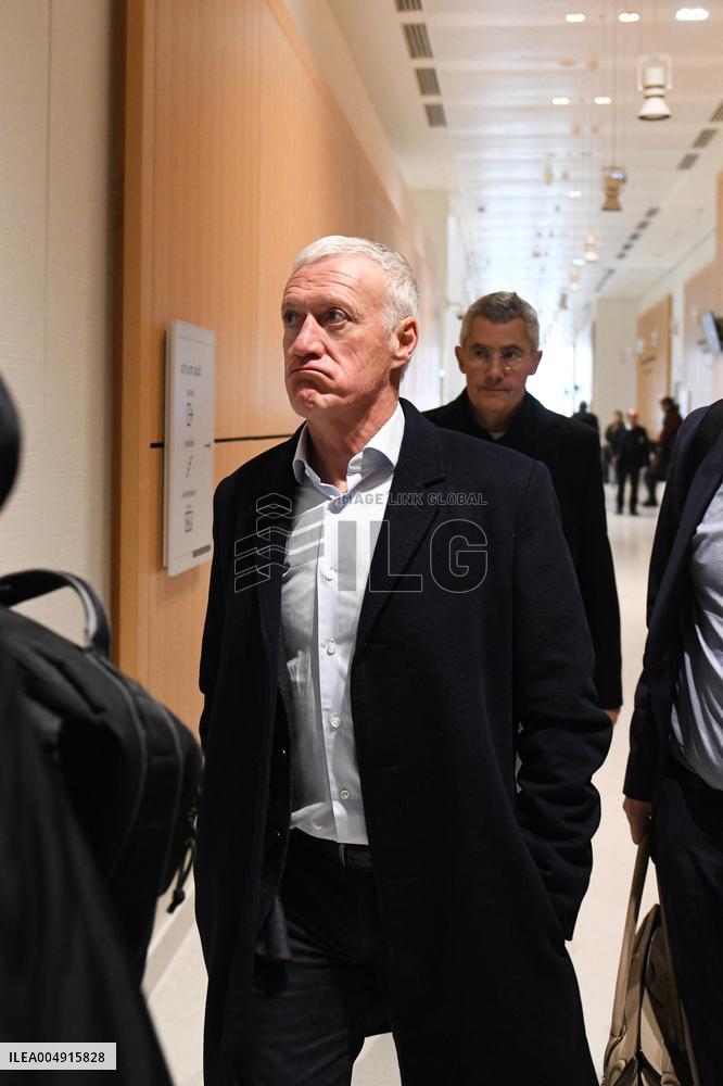 Didier Deschamps' Defamation Trial Against Daniel Riolo - Paris