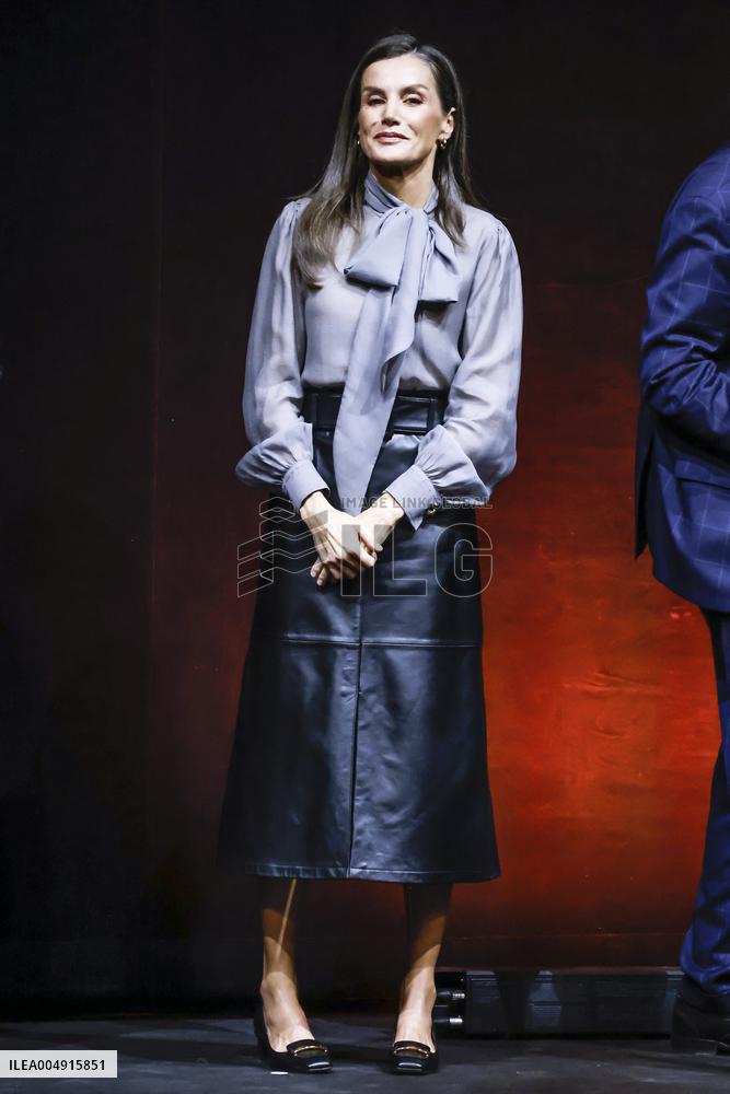 Queen Letizia At CEOE Foundation 40th Anniverssary - Madrid