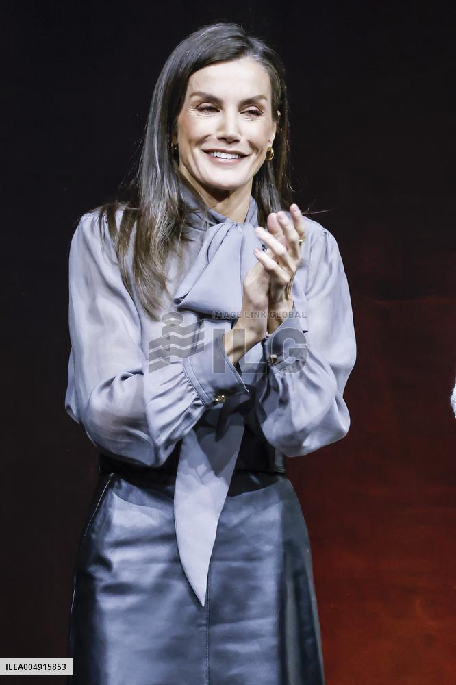 Queen Letizia At CEOE Foundation 40th Anniverssary - Madrid