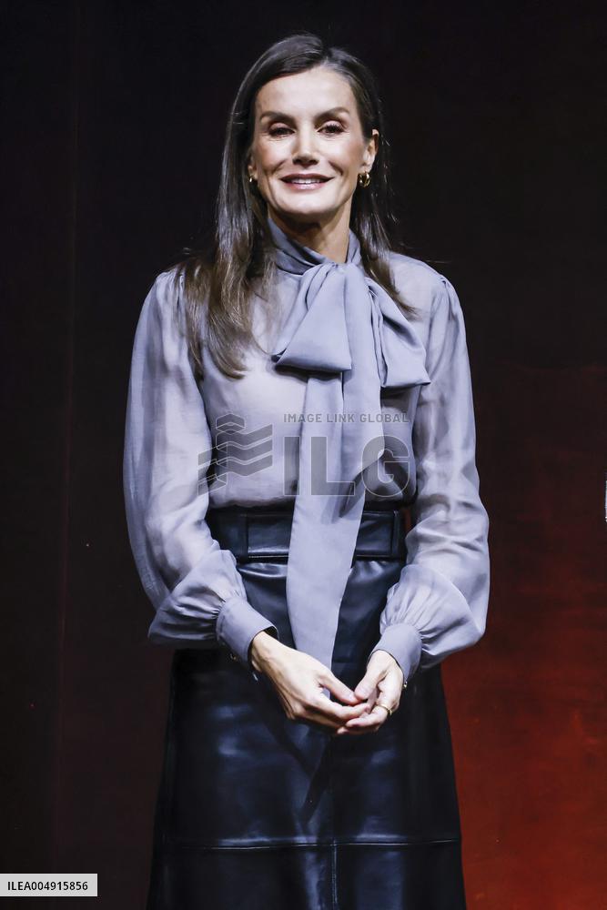 Queen Letizia At CEOE Foundation 40th Anniverssary - Madrid