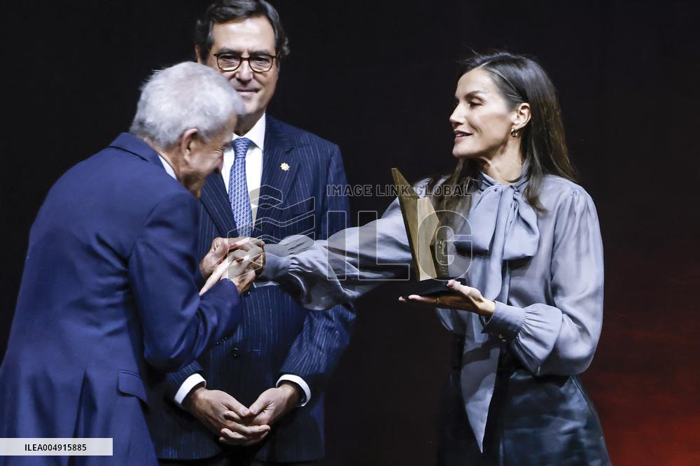 Queen Letizia At CEOE Foundation 40th Anniverssary - Madrid