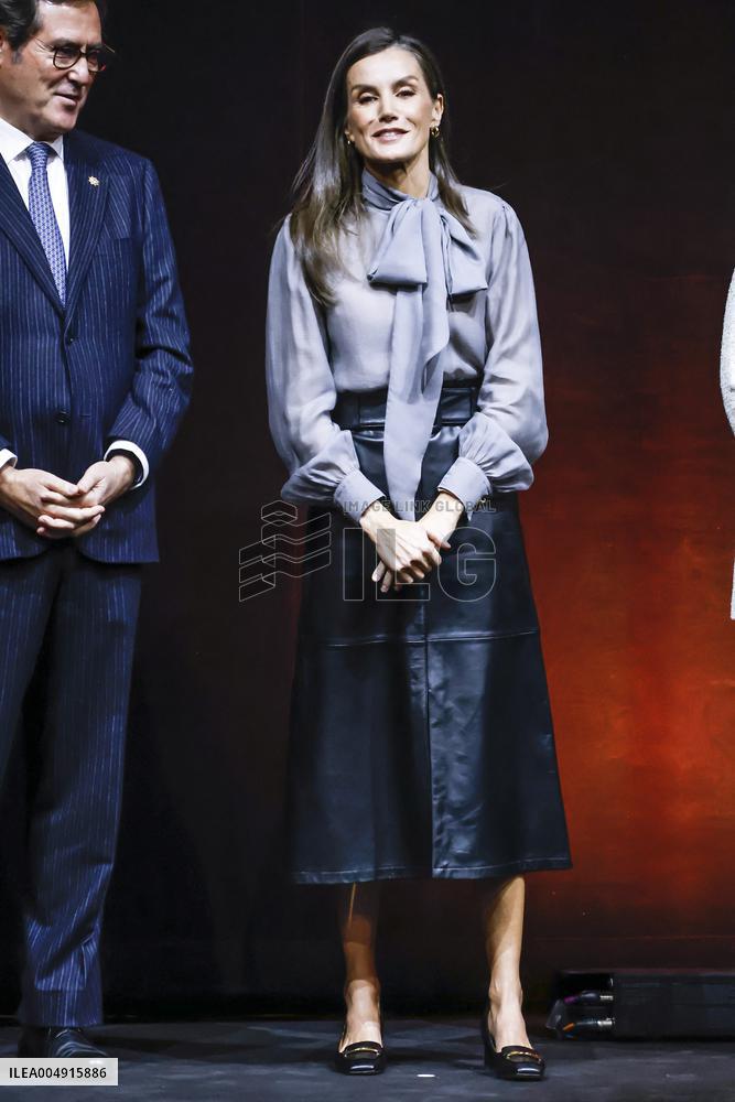 Queen Letizia At CEOE Foundation 40th Anniverssary - Madrid
