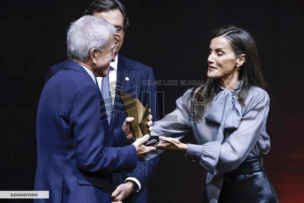 Queen Letizia At CEOE Foundation 40th Anniverssary - Madrid