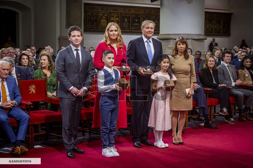 Royals at Special Joint Meeting of the States General - The Hague