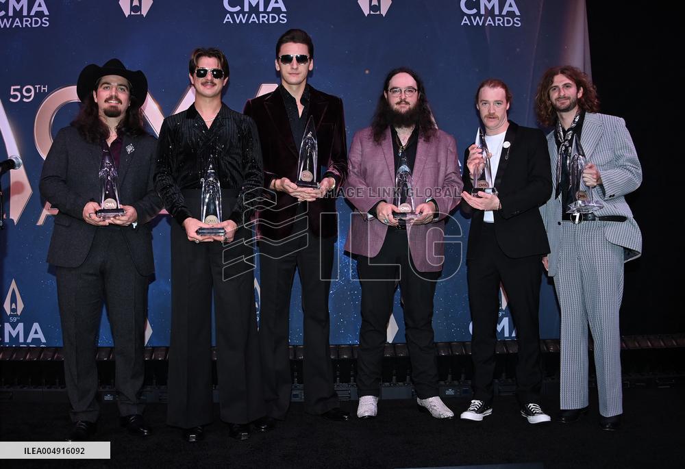57th Annual CMA Awards - Pressroom