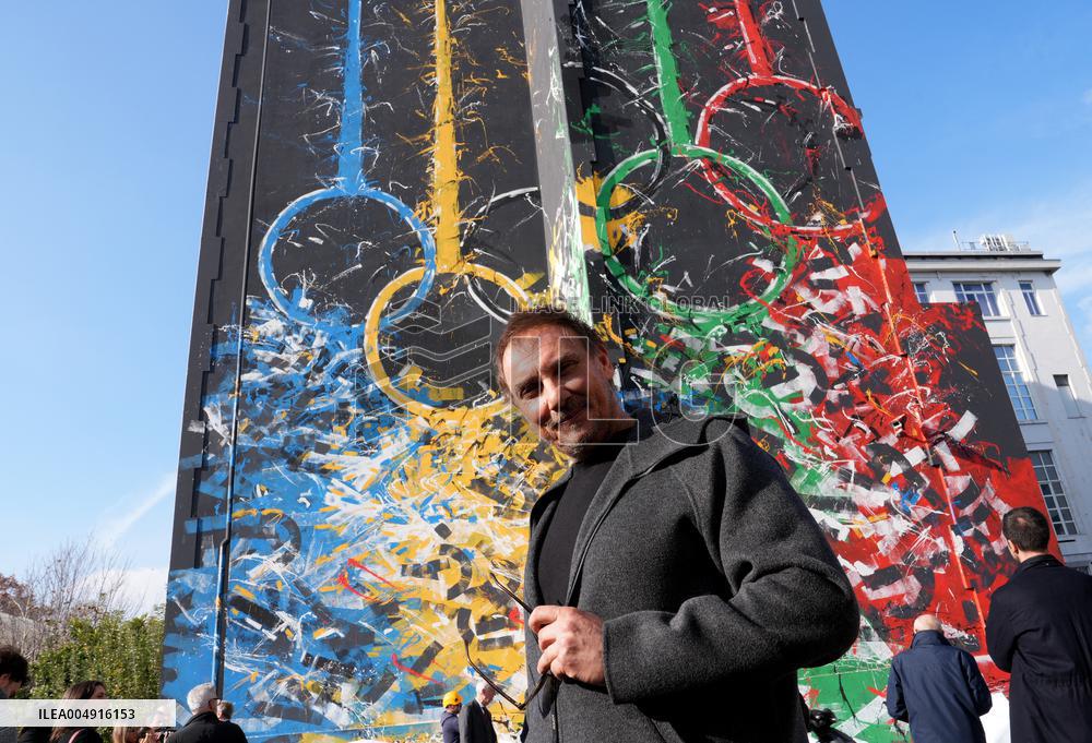 Inauguration of The Mural Open to Life - Milan