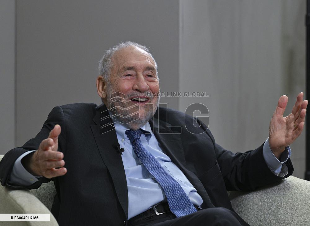 Nobel Laureate Joseph Stiglitz During an Interview - Hong Kong