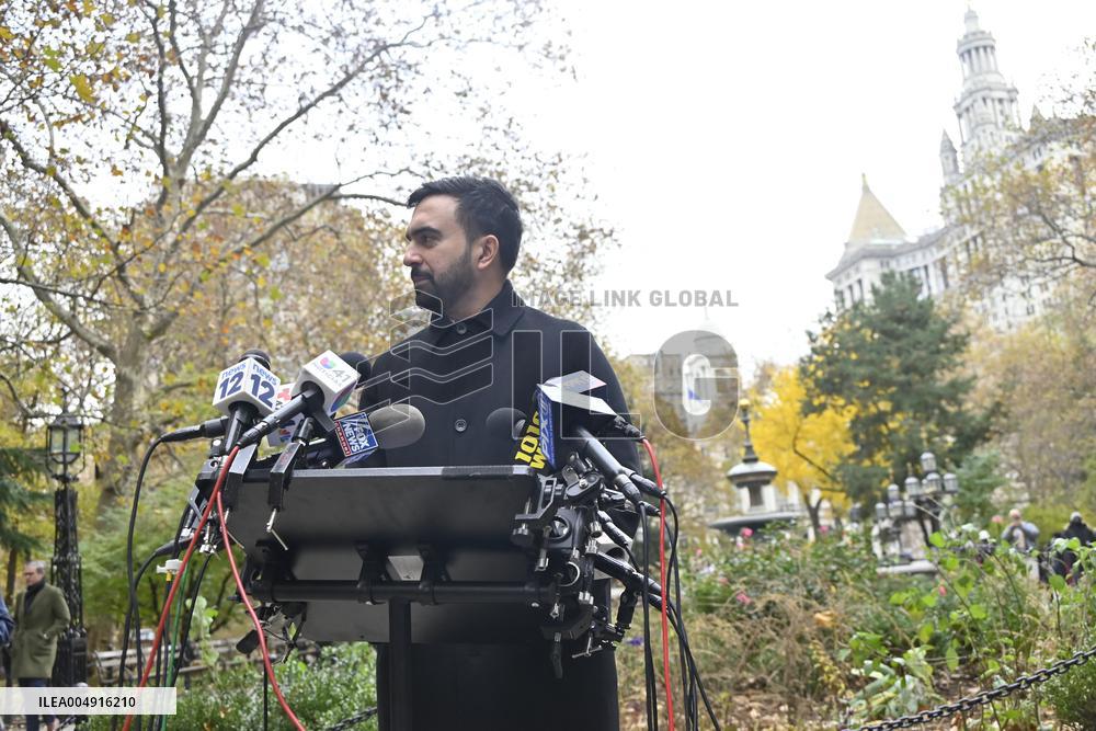 Mayor-elect Zohran Mamdani Press Conference