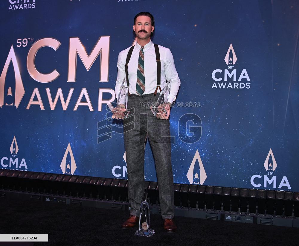 57th Annual CMA Awards - Pressroom