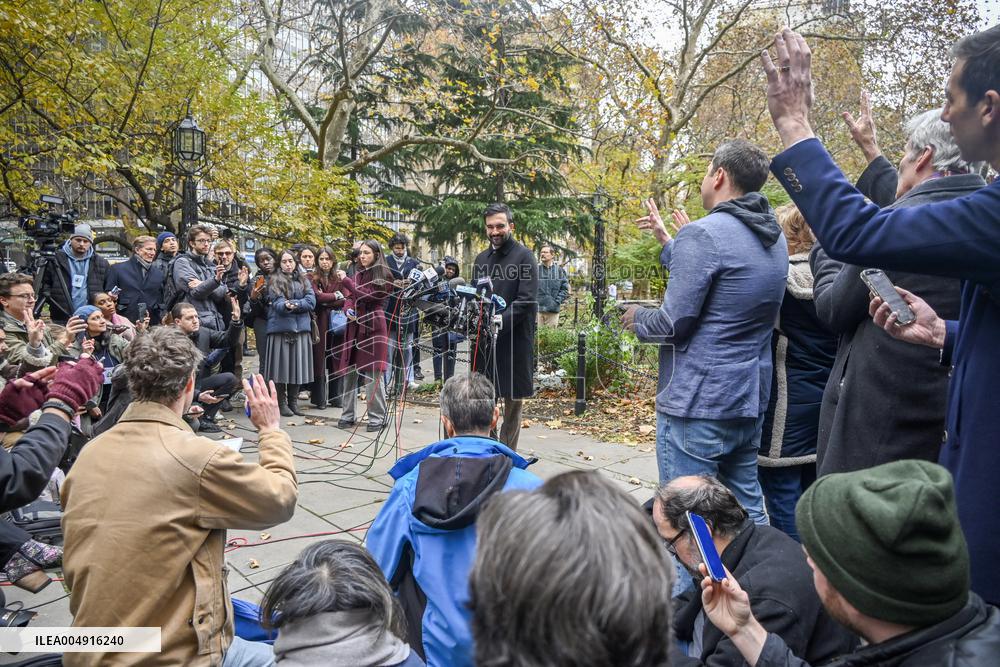 Mayor-elect Zohran Mamdani Press Conference