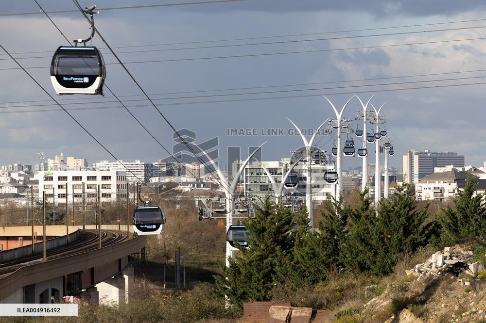 First urban cable car in the Paris region - Limeil-Brevannes