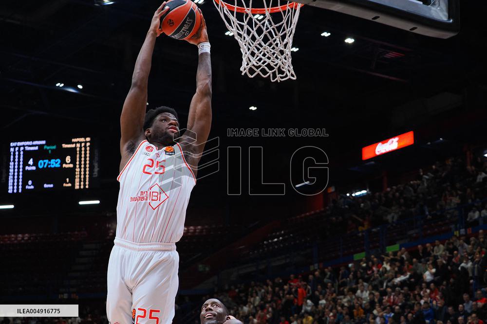 BASKET - Euroleague - Olimpia Milano vs Hapoel Tel Aviv