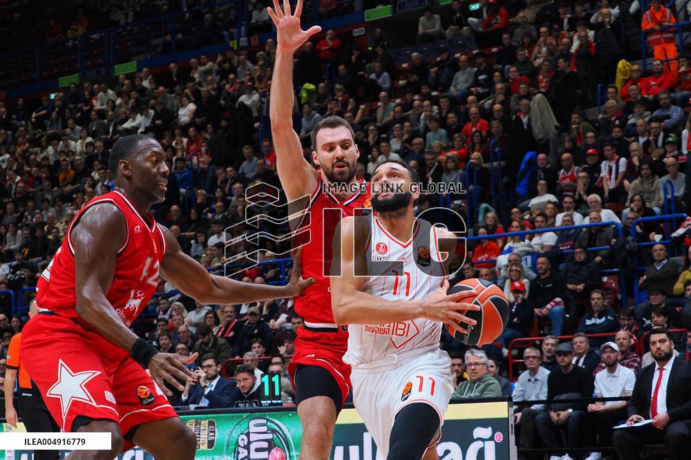 BASKET - Euroleague - Olimpia Milano vs Hapoel Tel Aviv