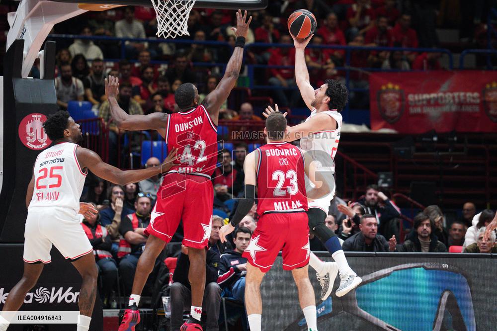 BASKET - Euroleague - Olimpia Milano vs Hapoel Tel Aviv
