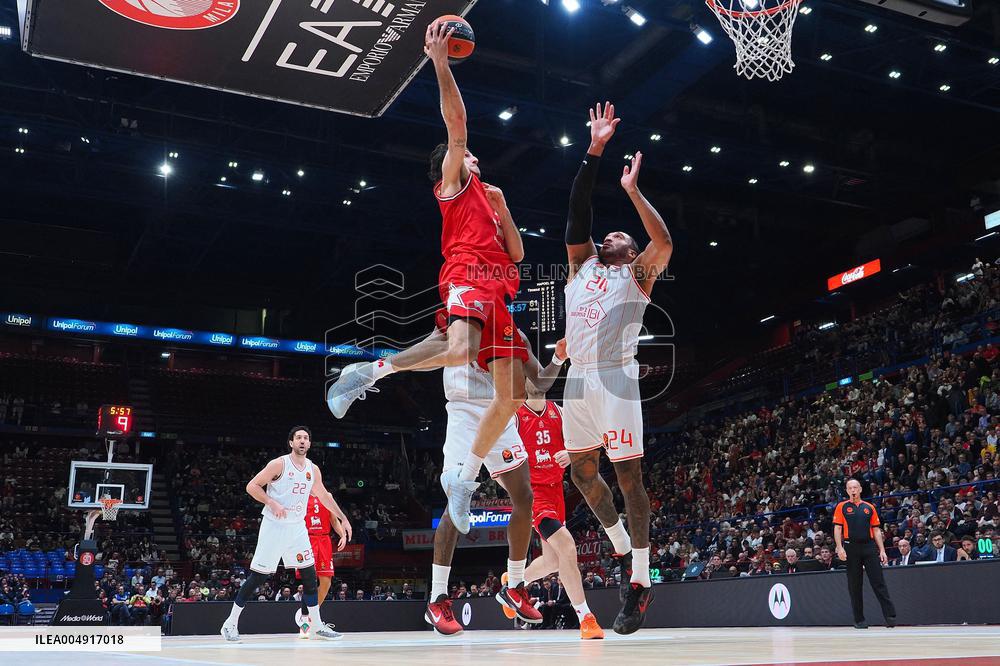 BASKET - Euroleague - Olimpia Milano vs Hapoel Tel Aviv