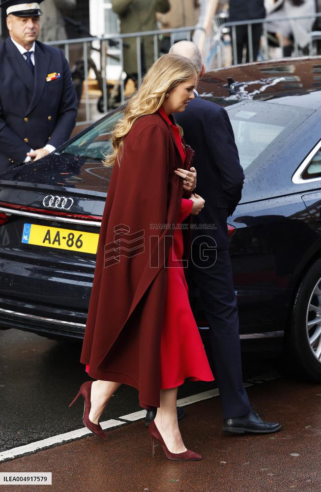 Willem-Alexander And Princess Amalia At Special Joint Session - The Hague