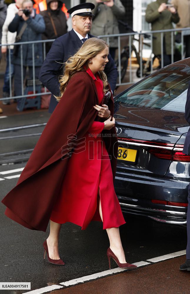 Willem-Alexander And Princess Amalia At Special Joint Session - The Hague