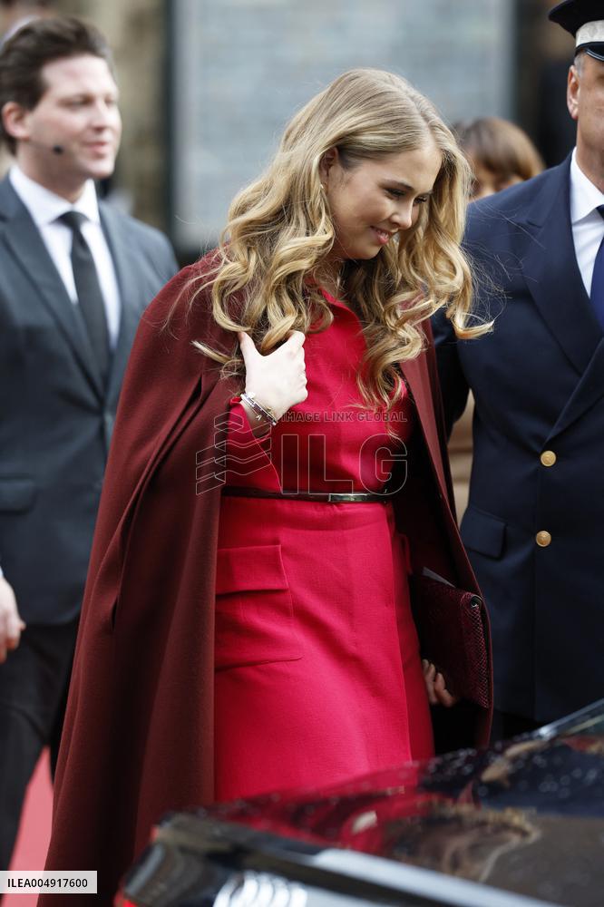 Willem-Alexander And Princess Amalia At Special Joint Session - The Hague