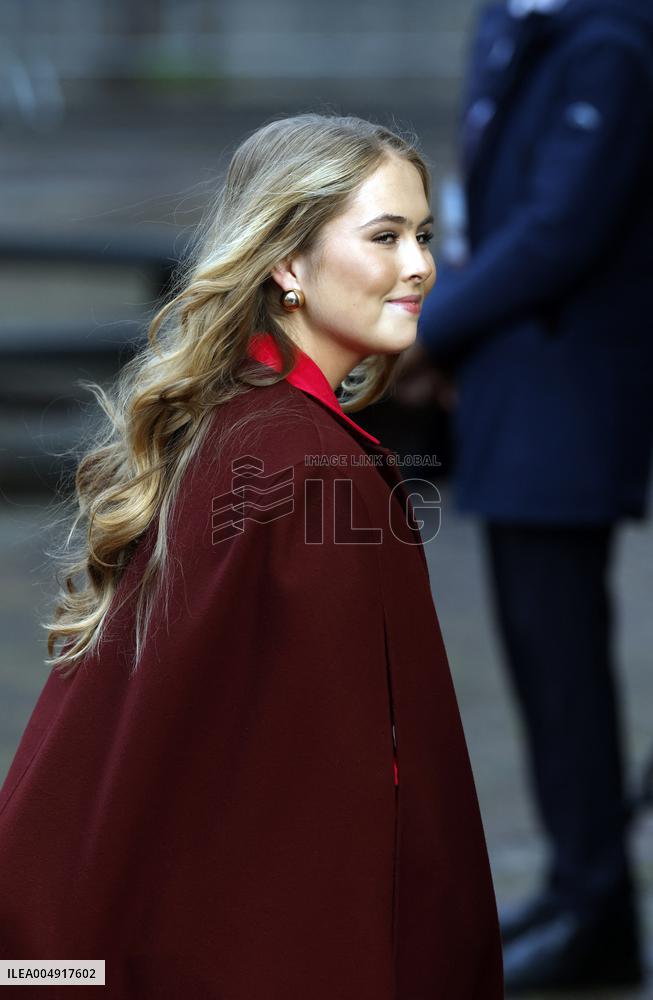 Willem-Alexander And Princess Amalia At Special Joint Session - The Hague