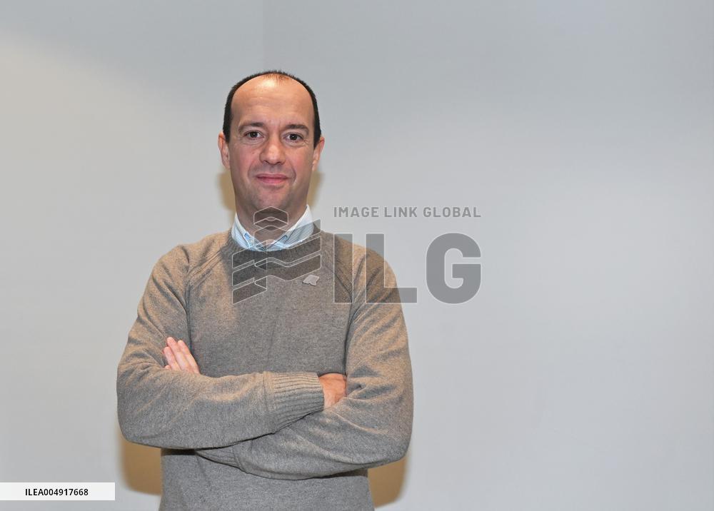 Luca Lo Curzio At K-Way Store Opening - Milan