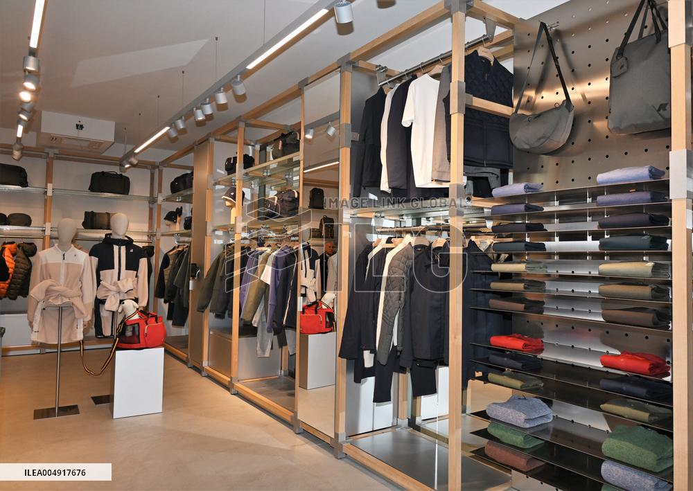 Luca Lo Curzio At K-Way Store Opening - Milan