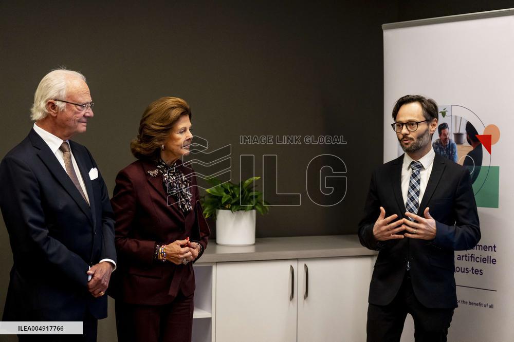 King Carl XVI Gustaf and Queen Silvia Visit Montreal