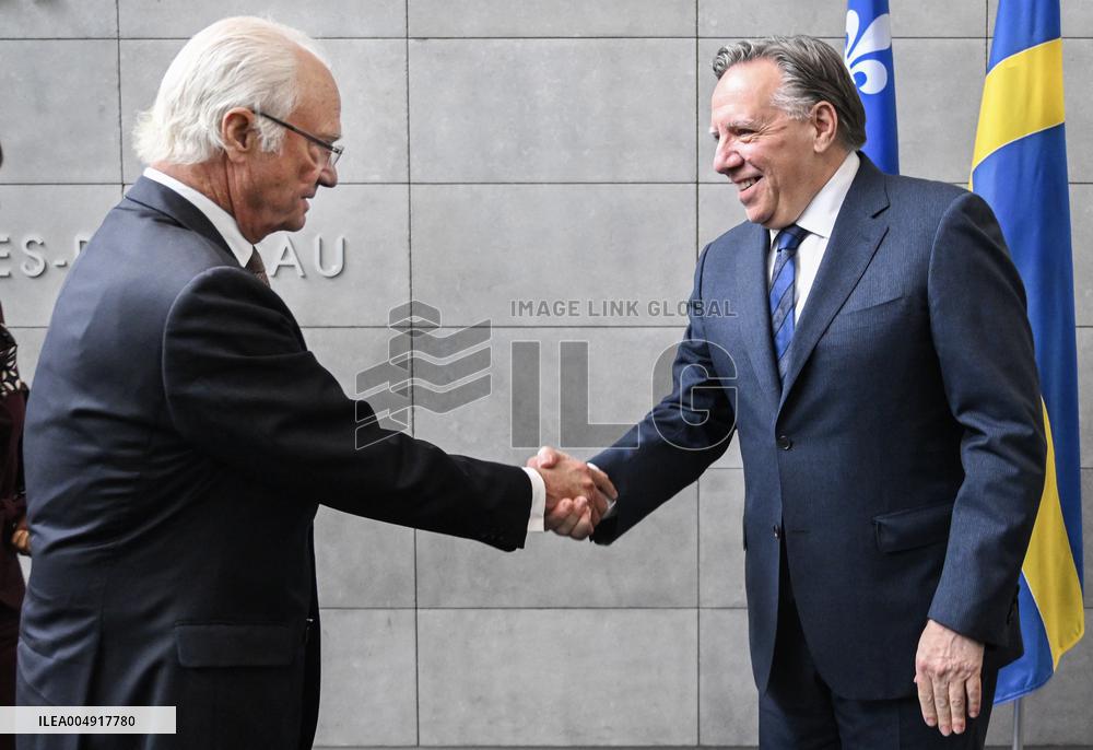 King Carl XVI Gustaf and Queen Silvia Visit Montreal