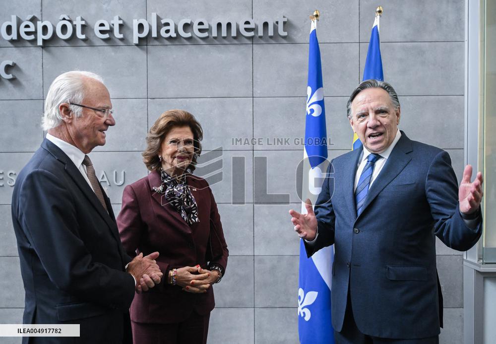 King Carl XVI Gustaf and Queen Silvia Visit Montreal