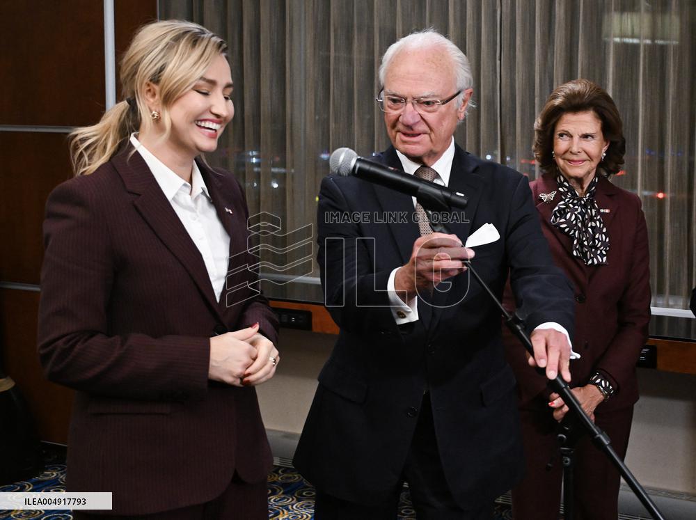 King Carl XVI Gustaf and Queen Silvia Visit Montreal