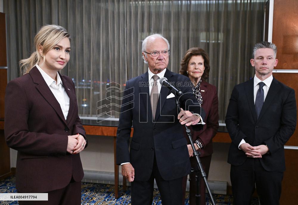 King Carl XVI Gustaf and Queen Silvia Visit Montreal