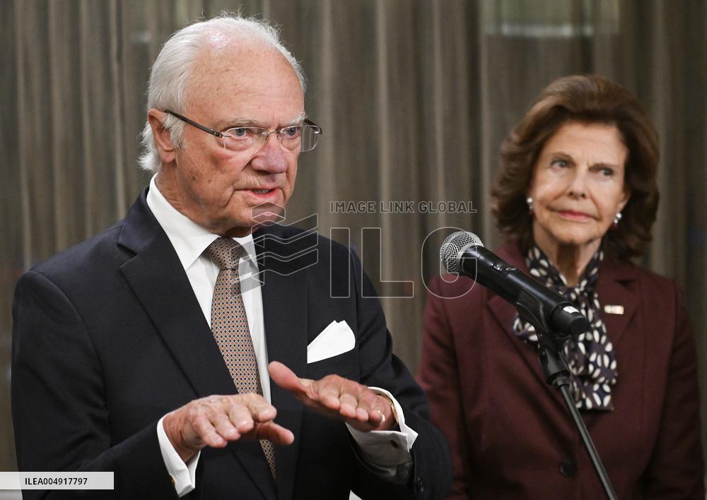 King Carl XVI Gustaf and Queen Silvia Visit Montreal