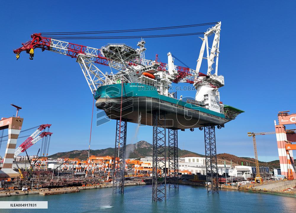 New Self Elevating Wind Power Installation Ship