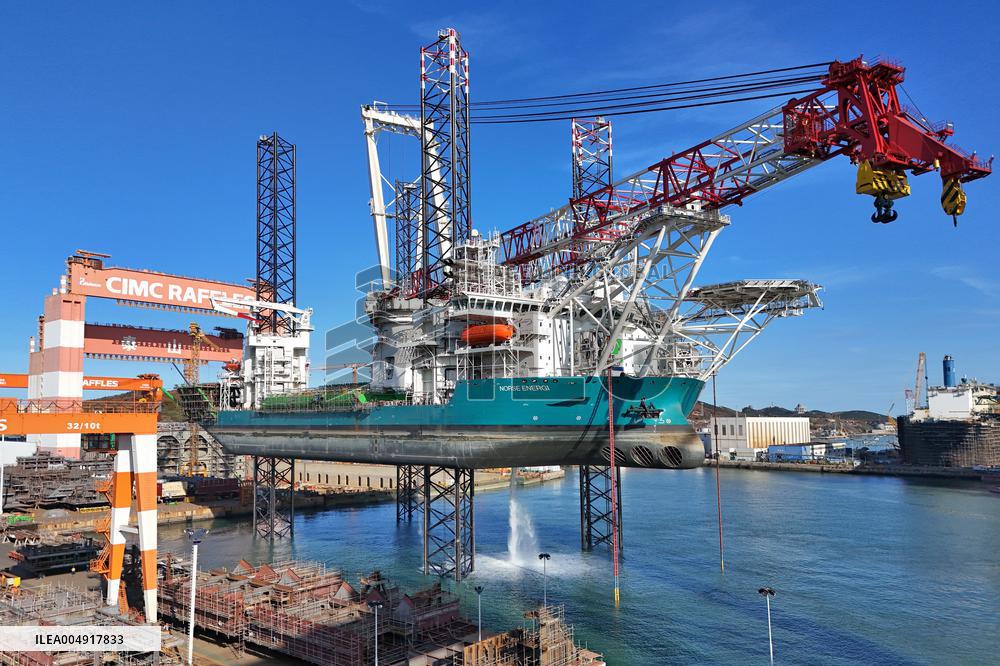 New Self Elevating Wind Power Installation Ship