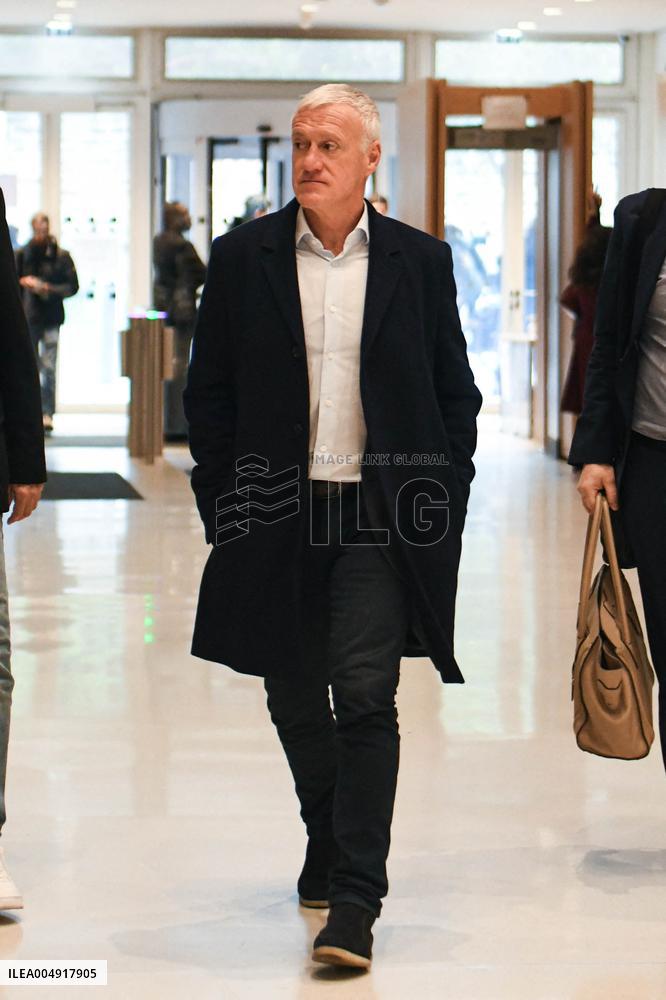 Didier Deschamps And Daniel Riolo Trial - Paris