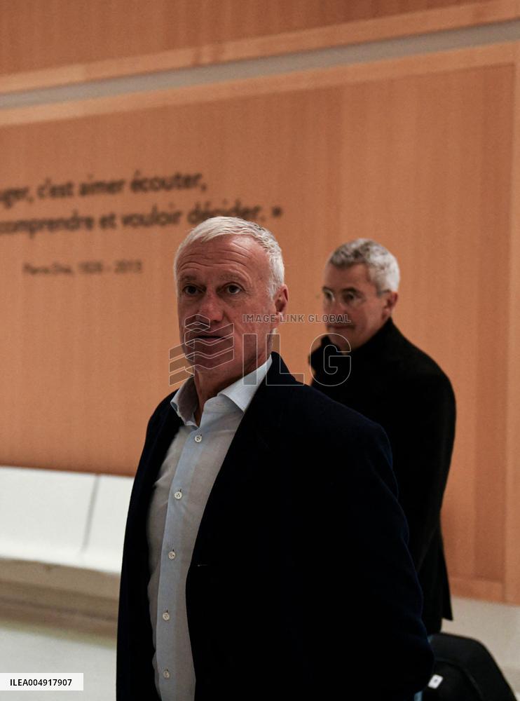Didier Deschamps And Daniel Riolo Trial - Paris
