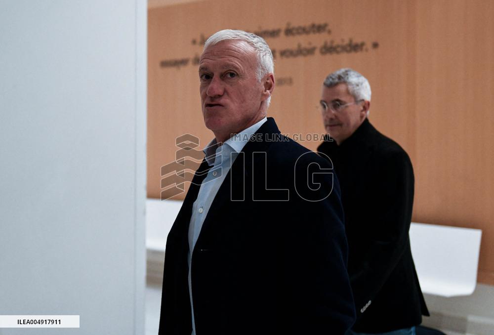Didier Deschamps And Daniel Riolo Trial - Paris