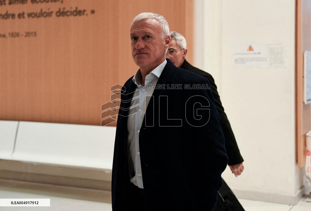 Didier Deschamps And Daniel Riolo Trial - Paris