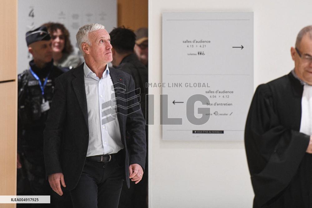 Didier Deschamps And Daniel Riolo Trial - Paris