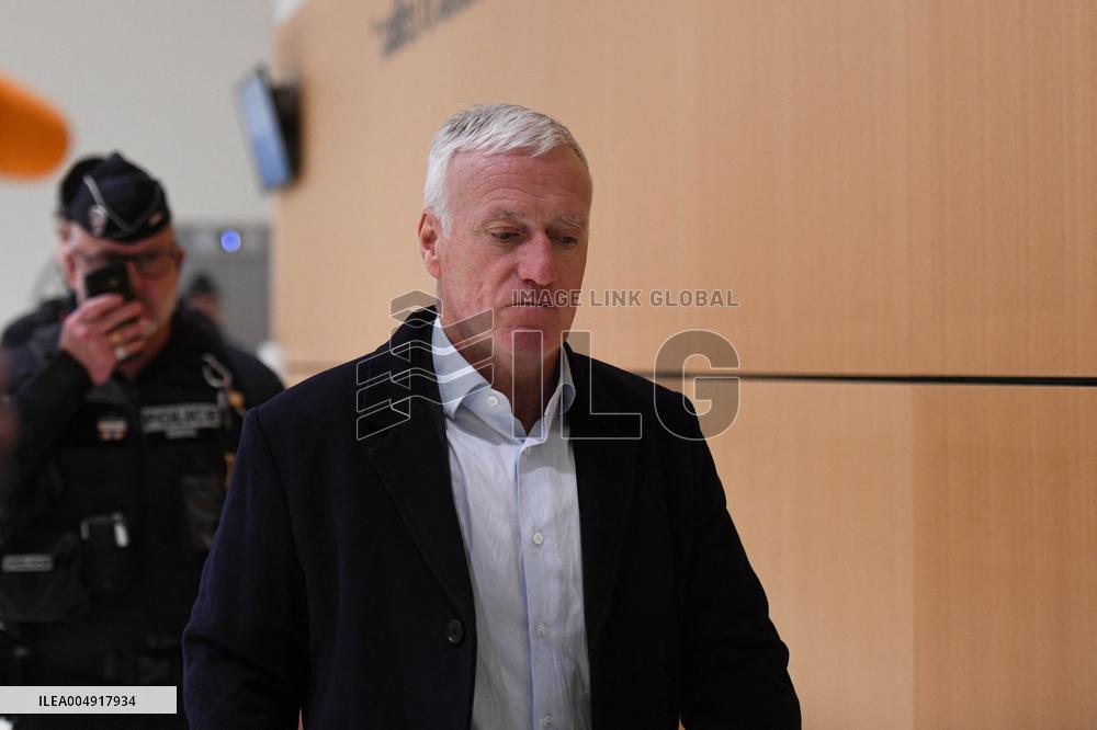 Didier Deschamps And Daniel Riolo Trial - Paris