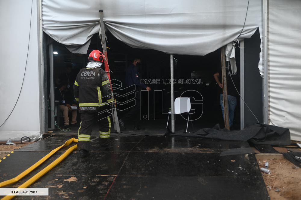 Fire Erupts at COP30 - Brazil