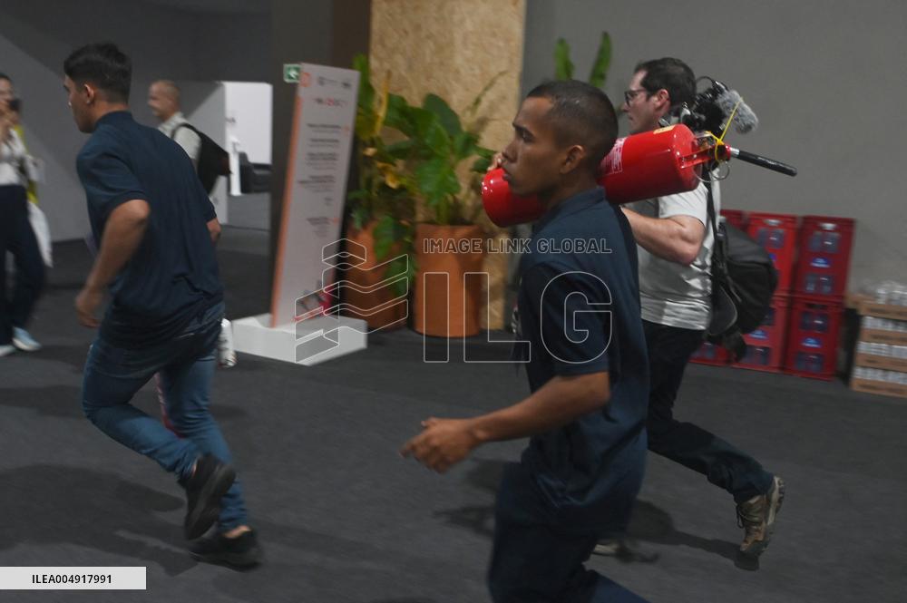 Fire Erupts at COP30 - Brazil