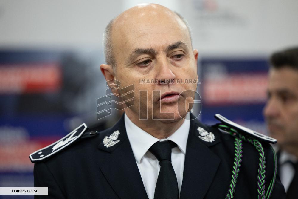 Gerald Darmanin visits La Sante Prison - Paris