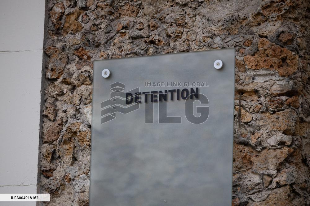 Gerald Darmanin visits La Sante Prison - Paris