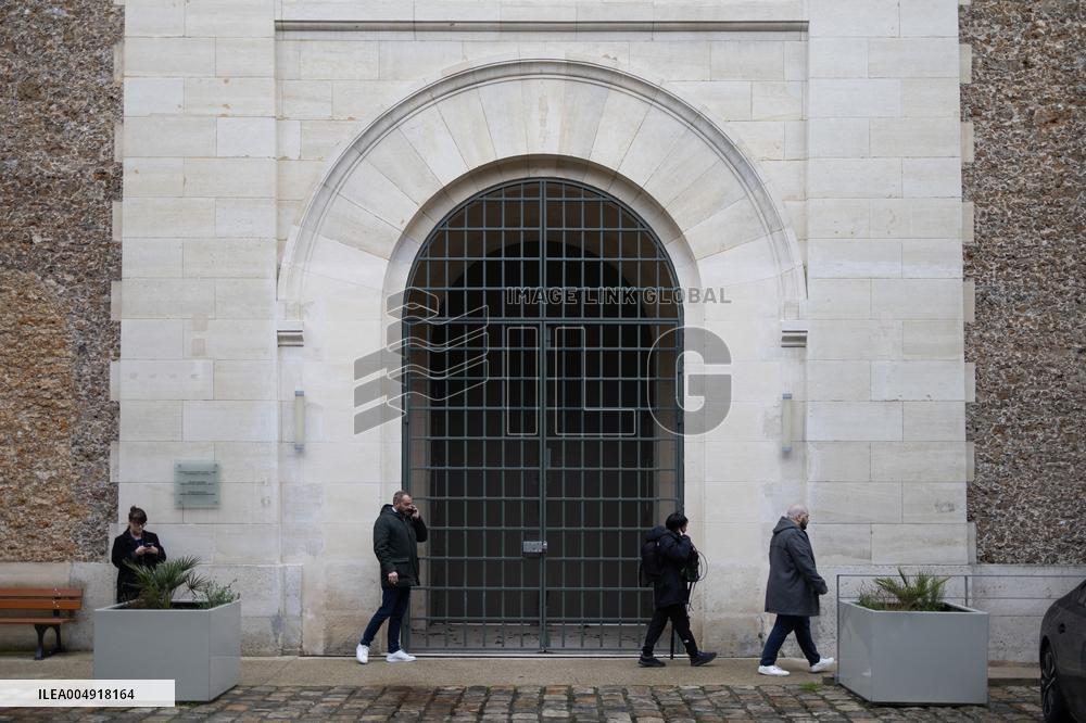 Gerald Darmanin visits La Sante Prison - Paris